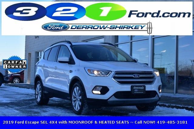 used 2019 Ford Escape car, priced at $12,298