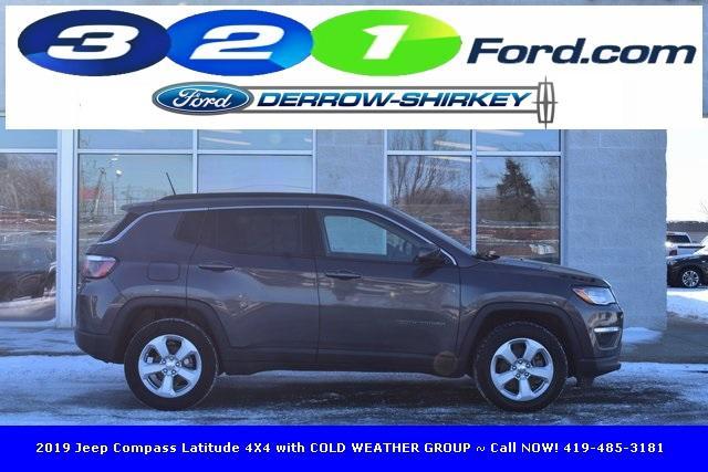 used 2019 Jeep Compass car, priced at $12,638