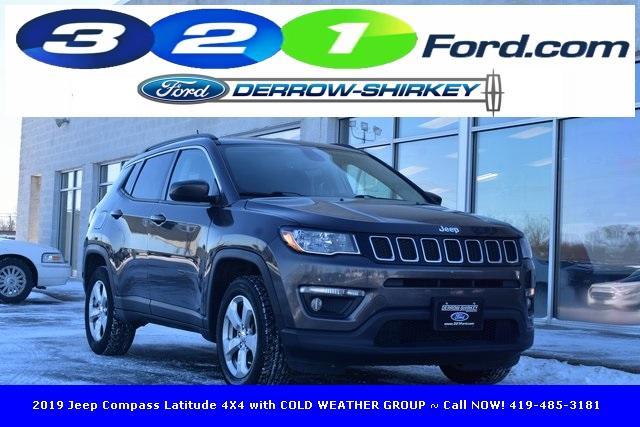 used 2019 Jeep Compass car, priced at $12,638