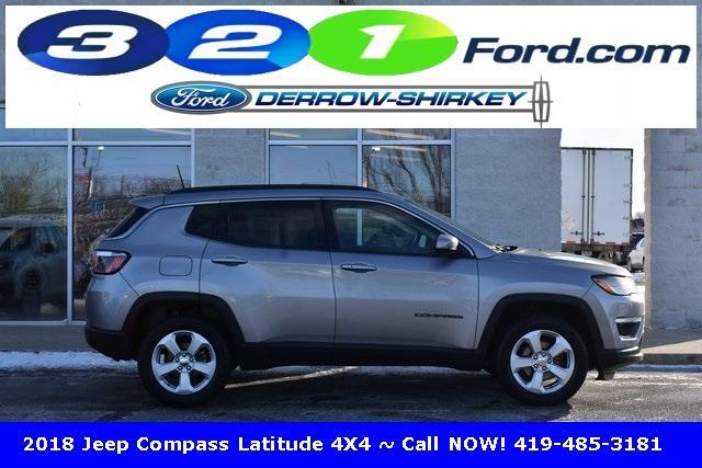 used 2018 Jeep Compass car, priced at $13,257