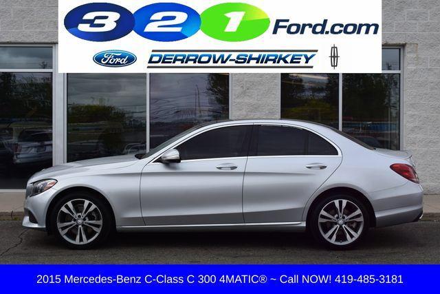used 2015 Mercedes-Benz C-Class car, priced at $8,974
