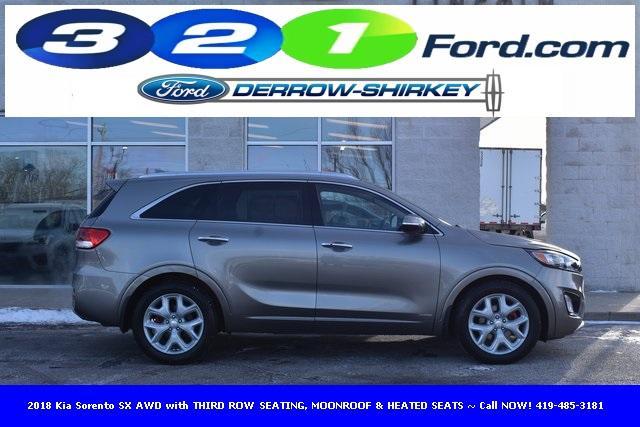used 2018 Kia Sorento car, priced at $14,500