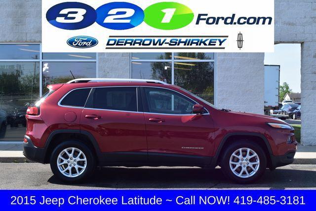 used 2015 Jeep Cherokee car, priced at $5,994