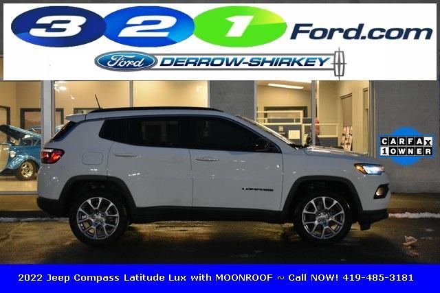 used 2022 Jeep Compass car, priced at $18,808
