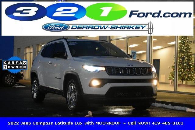 used 2022 Jeep Compass car, priced at $18,808