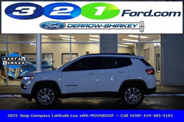 used 2022 Jeep Compass car, priced at $18,808