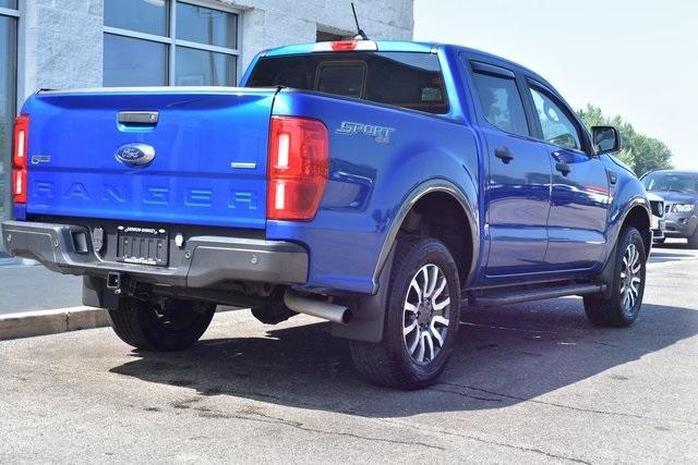 2019 Lightning Blue Ford Ranger