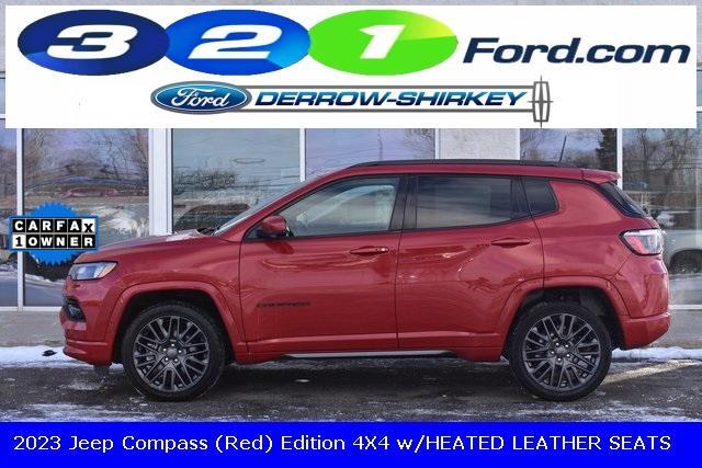 used 2023 Jeep Compass car, priced at $18,990