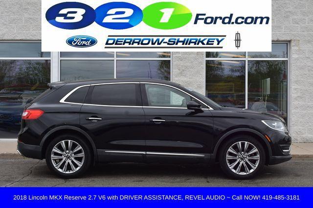 used 2018 Lincoln MKX car, priced at $15,535