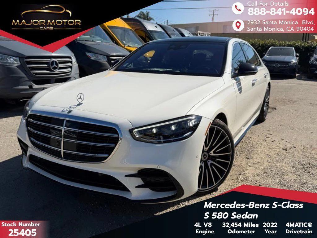 used 2022 Mercedes-Benz S-Class car, priced at $67,384