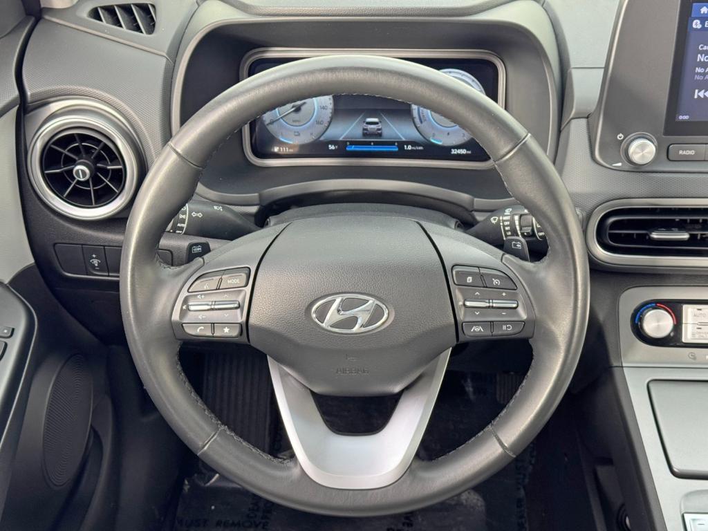 used 2022 Hyundai Kona EV car, priced at $15,000