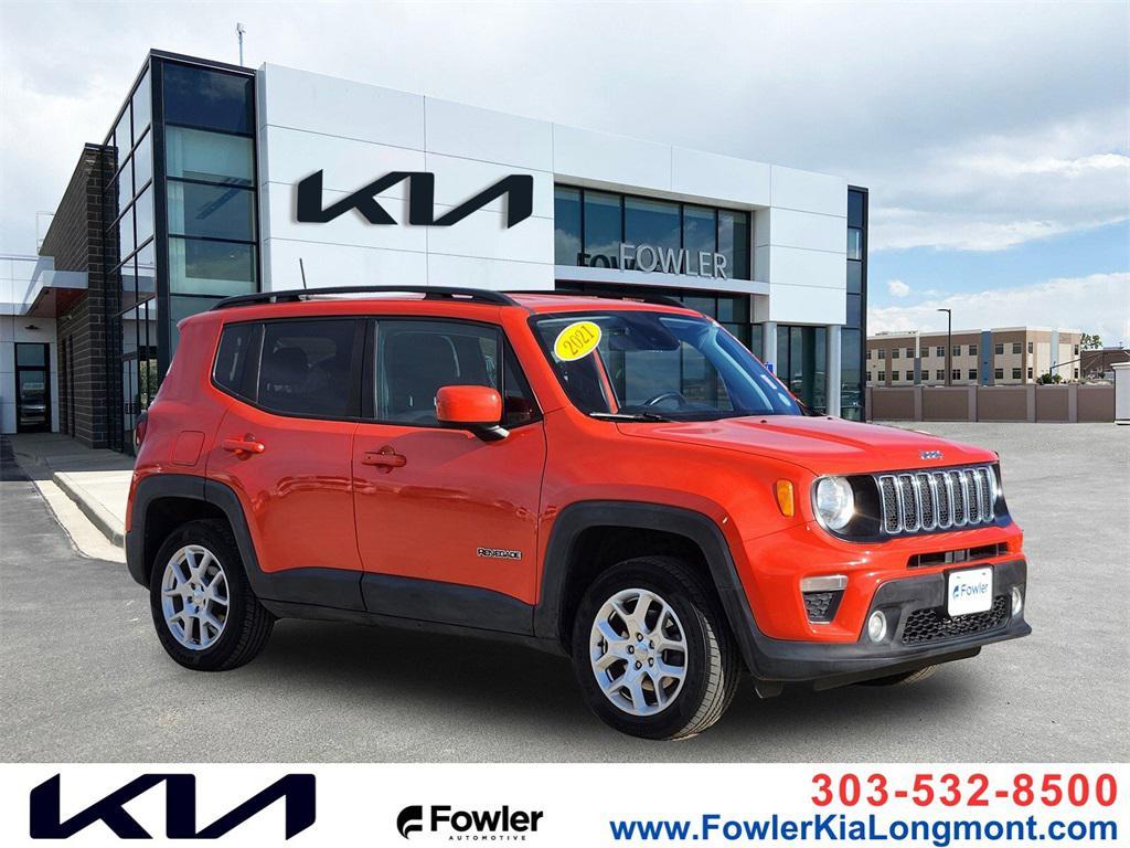 used 2021 Jeep Renegade car, priced at $15,611