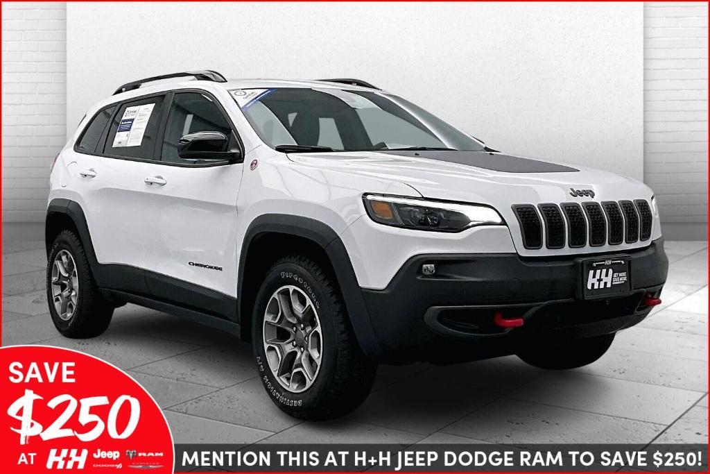 used 2022 Jeep Cherokee car, priced at $27,412