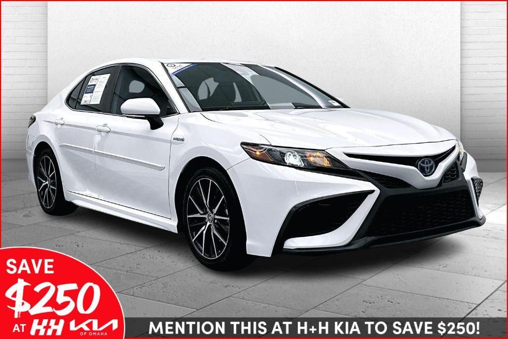 used 2021 Toyota Camry Hybrid car, priced at $19,750
