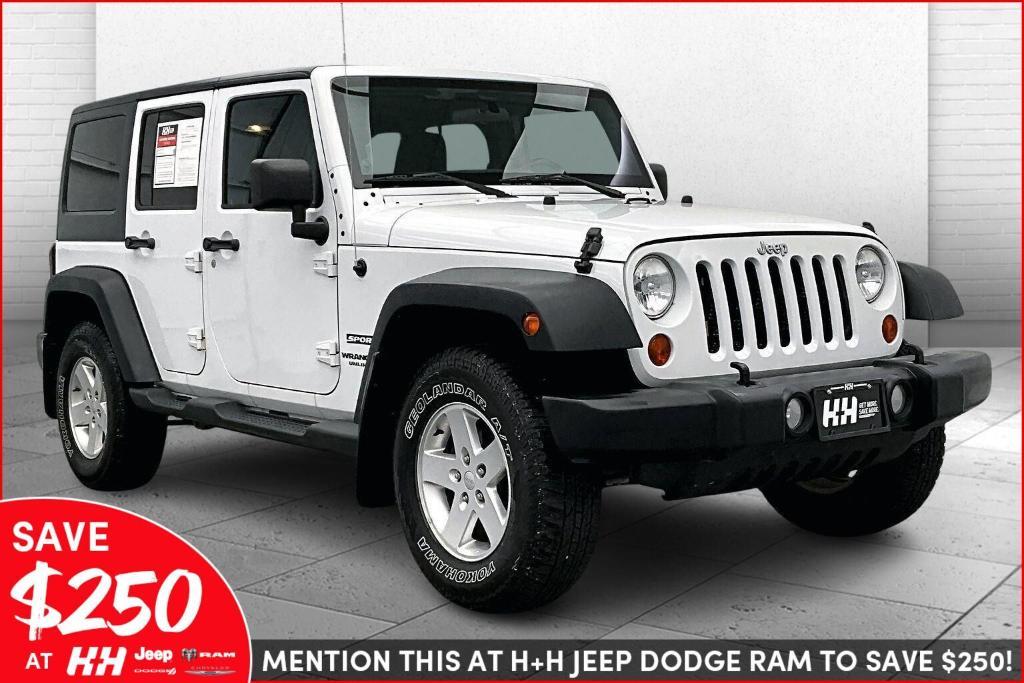used 2012 Jeep Wrangler Unlimited car, priced at $15,749