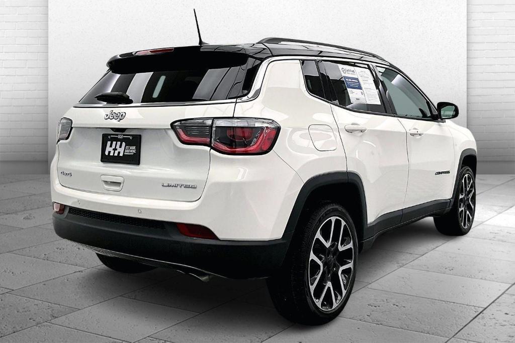 used 2021 Jeep Compass car, priced at $18,000