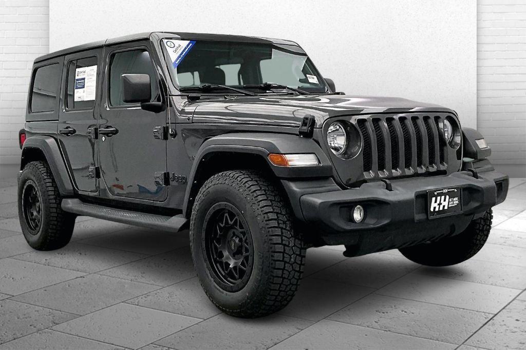 used 2021 Jeep Wrangler Unlimited car, priced at $25,750