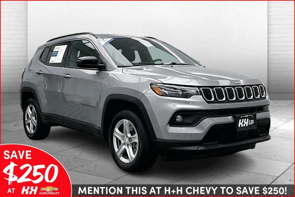 used 2024 Jeep Compass car, priced at $20,995
