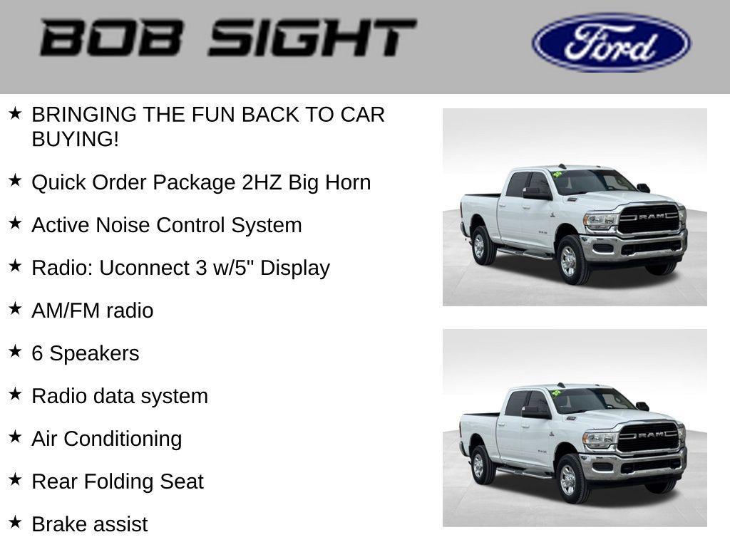 used 2020 Ram 2500 car, priced at $43,000