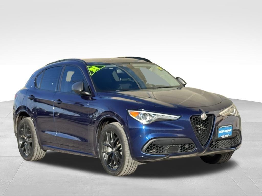 used 2021 Alfa Romeo Stelvio car, priced at $18,000