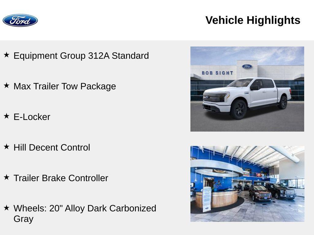 new 2025 Ford F-150 Lightning car, priced at $56,925