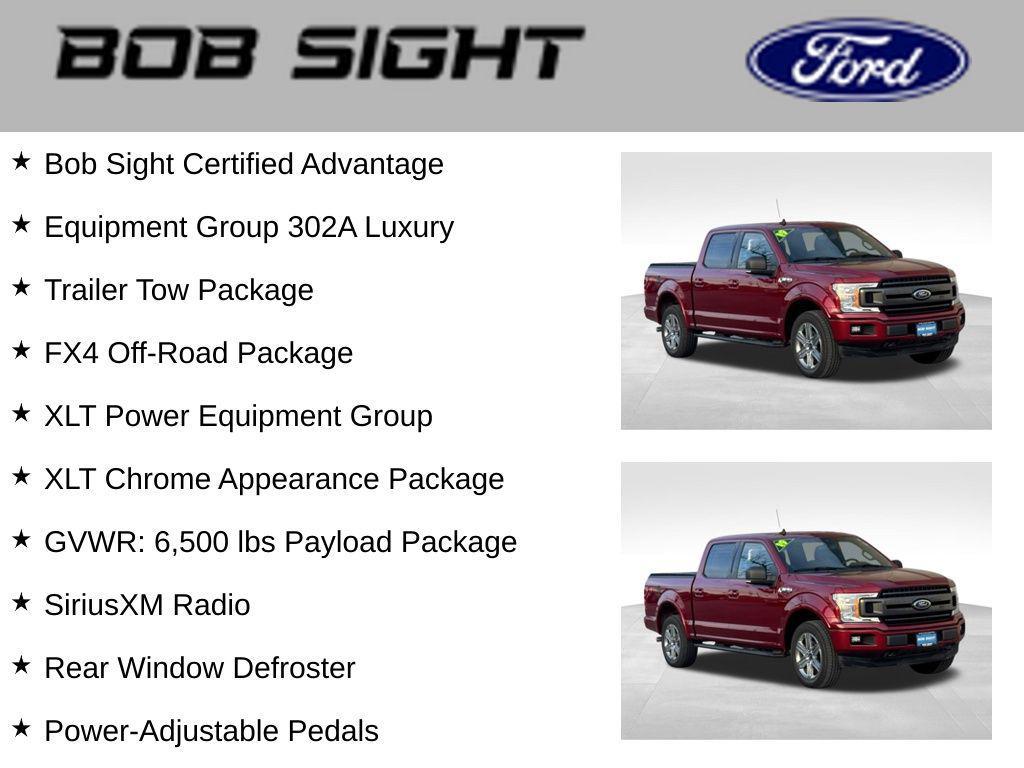 used 2019 Ford F-150 car, priced at $27,648
