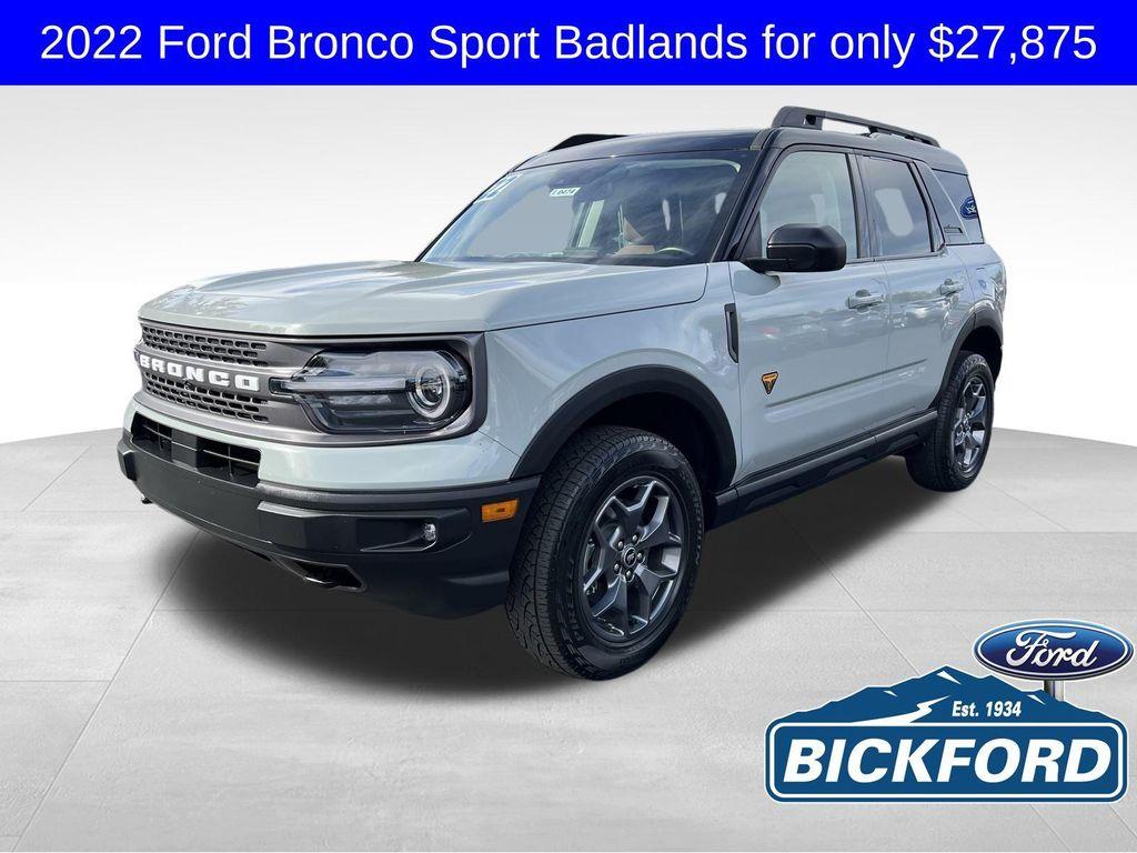 used 2022 Ford Bronco Sport car, priced at $27,875