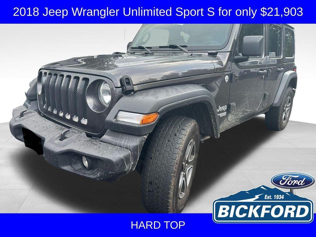 used 2018 Jeep Wrangler Unlimited car, priced at $21,903