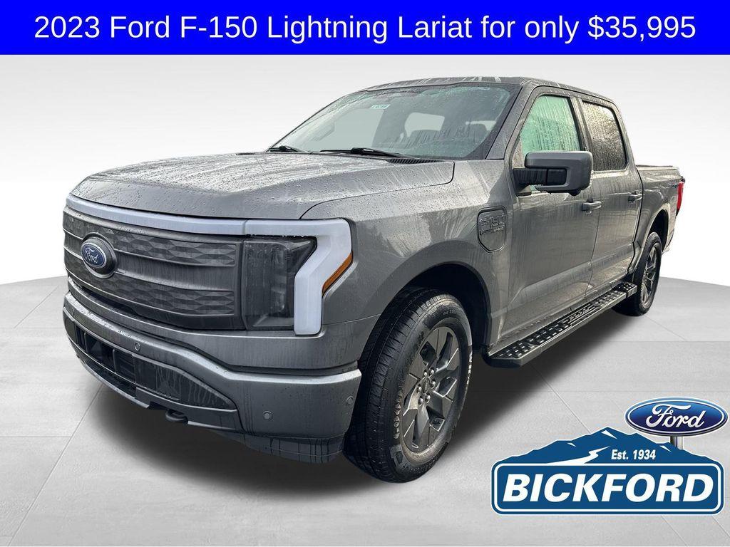 used 2023 Ford F-150 Lightning car, priced at $35,995