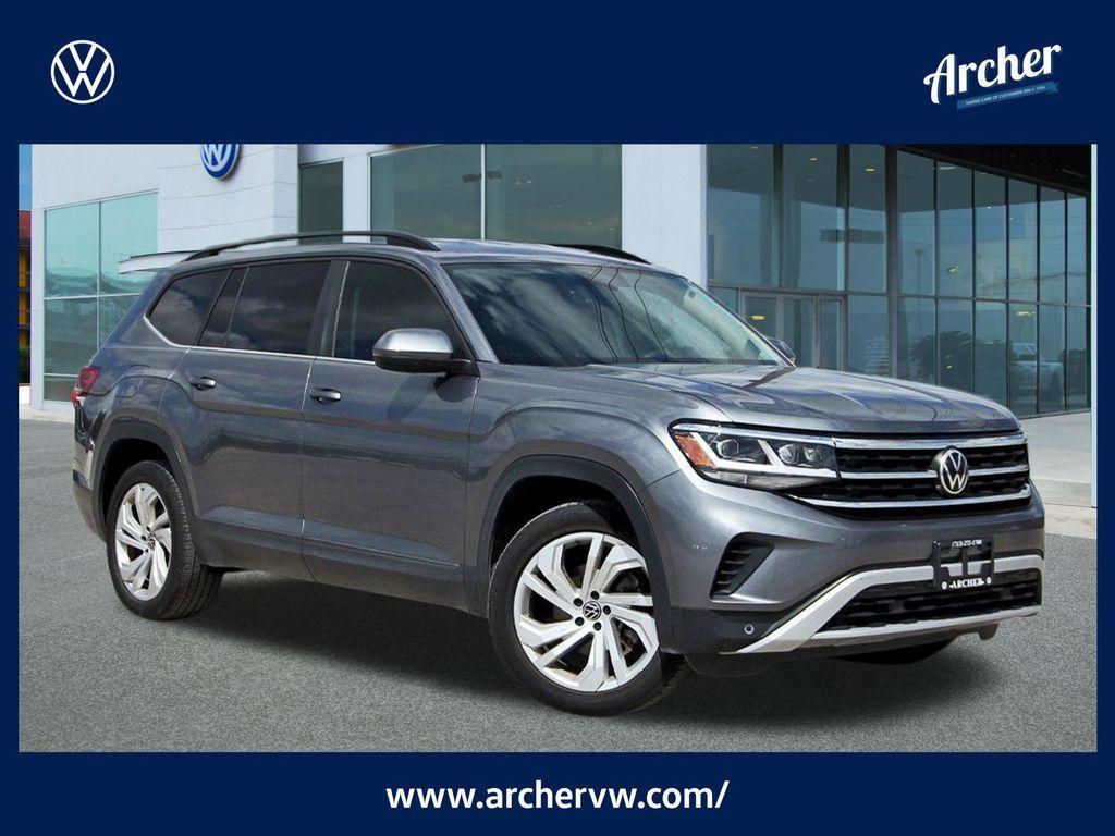 used 2021 Volkswagen Atlas car, priced at $19,474