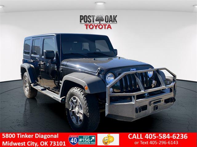 used 2015 Jeep Wrangler Unlimited car, priced at $14,998