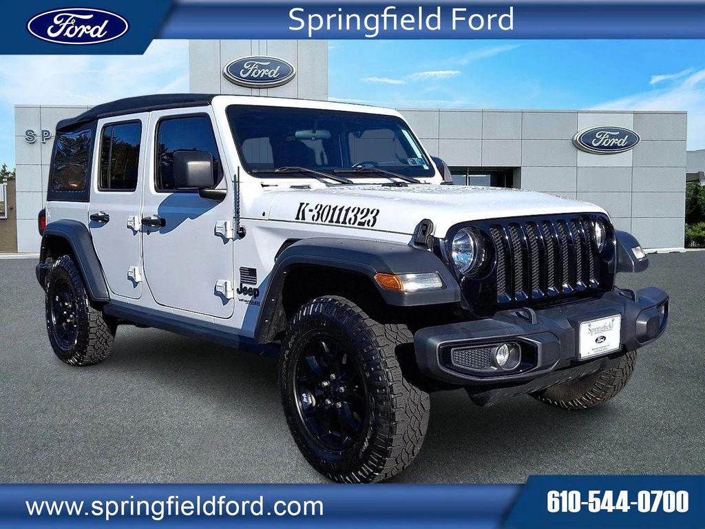 used 2021 Jeep Wrangler Unlimited car, priced at $25,500