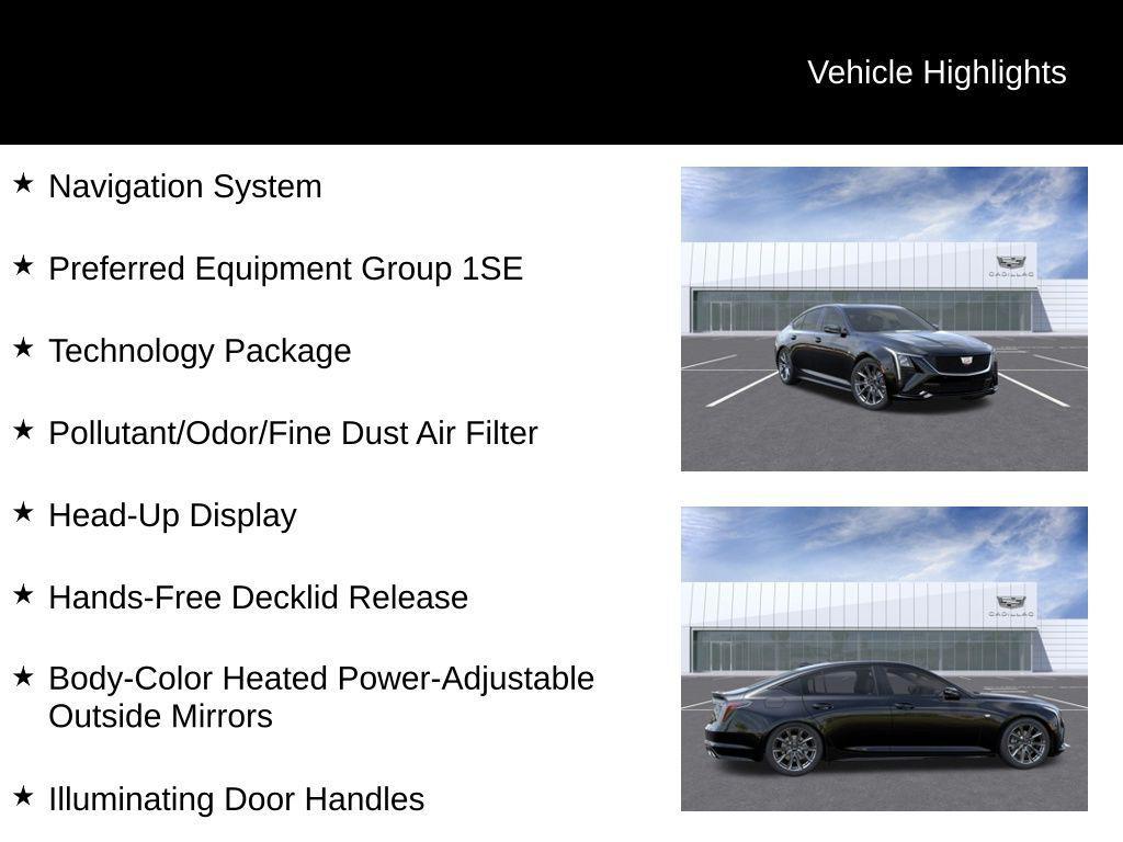 new 2026 Cadillac CT5 car, priced at $59,137
