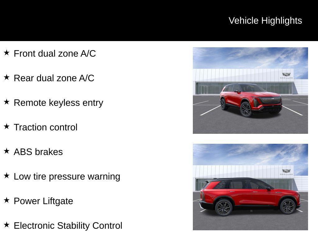 new 2026 Cadillac VISTIQ car, priced at $82,565