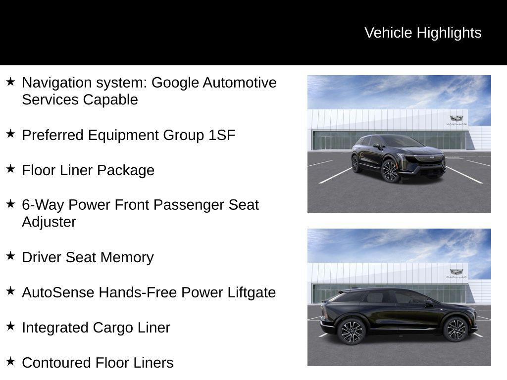 new 2025 Cadillac OPTIQ car, priced at $57,231