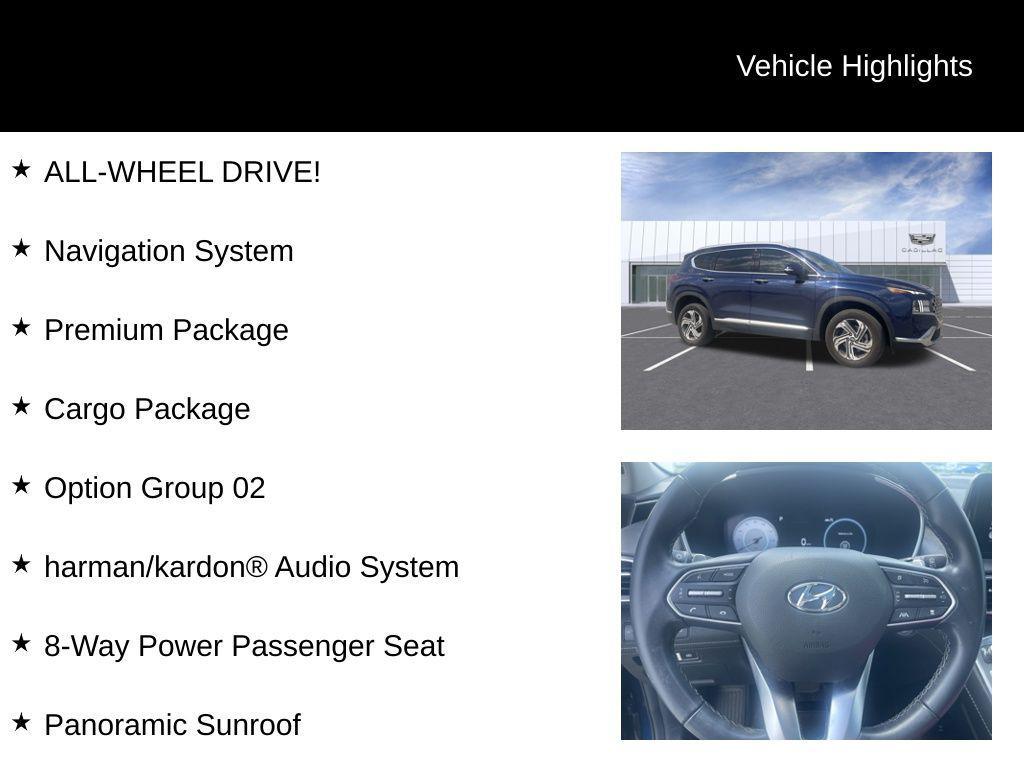 used 2023 Hyundai Santa Fe car, priced at $23,604