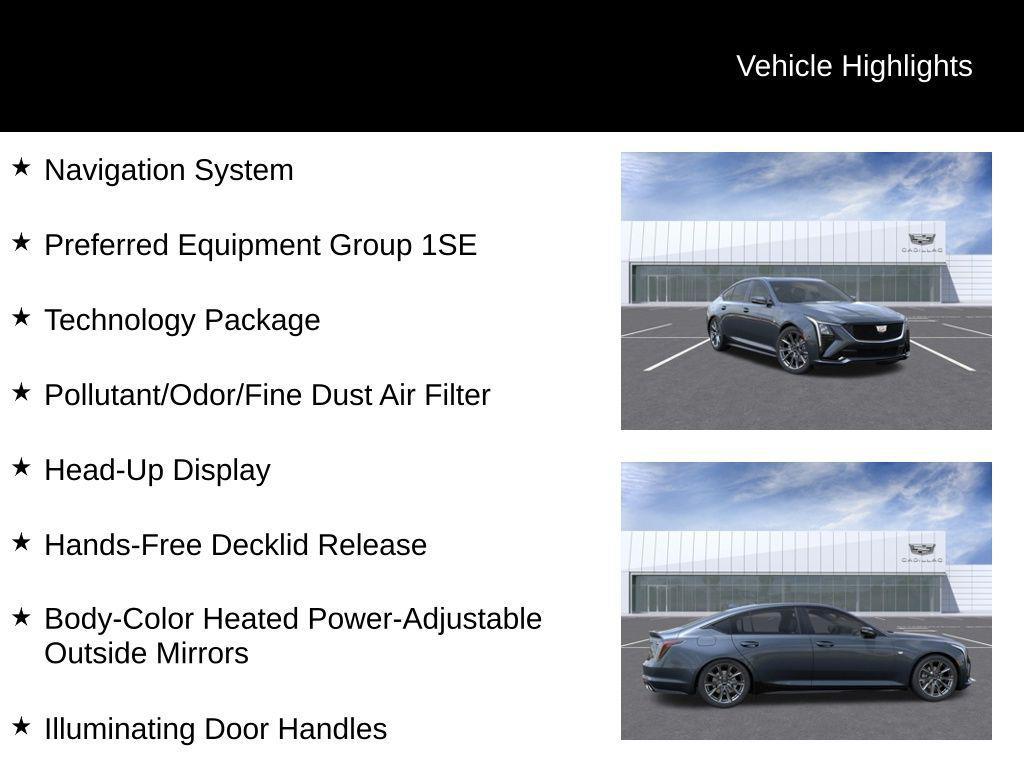 new 2026 Cadillac CT5 car, priced at $61,712