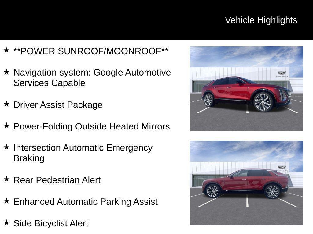 used 2024 Cadillac LYRIQ car, priced at $44,976