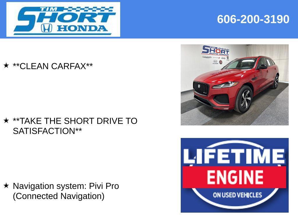 used 2024 Jaguar F-PACE car, priced at $37,495