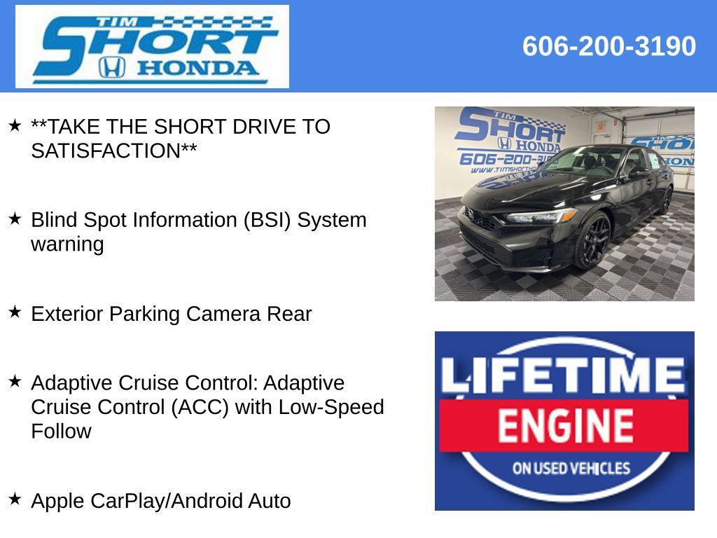 new 2026 Honda Civic car, priced at $27,790