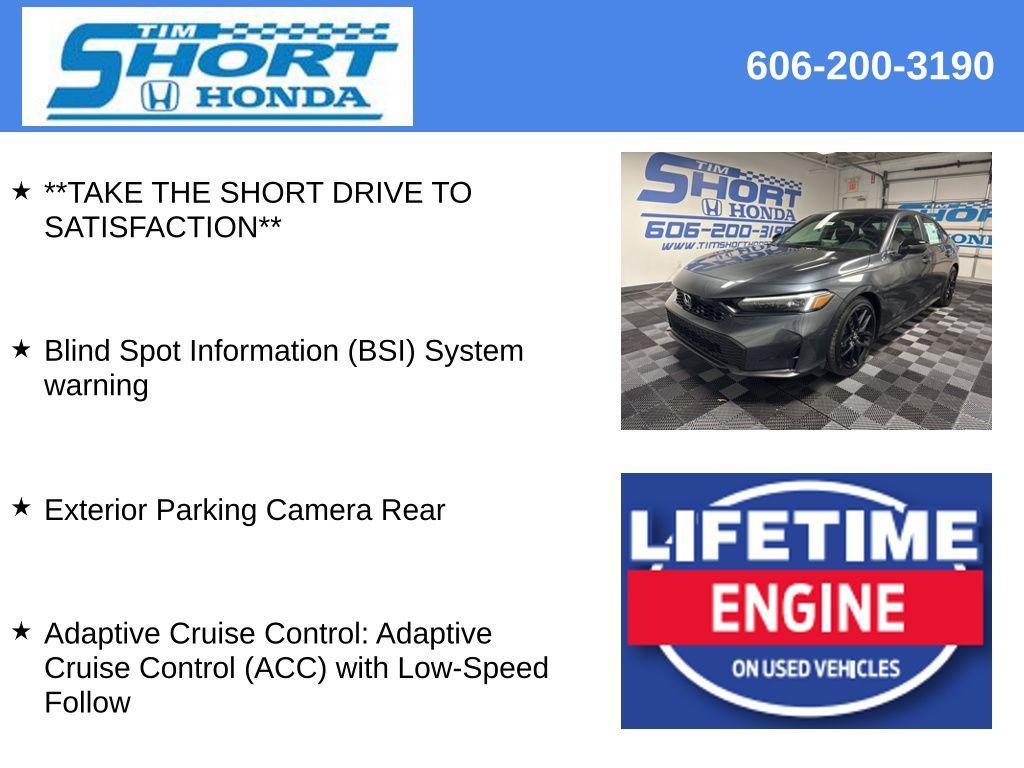 new 2026 Honda Civic car, priced at $27,790