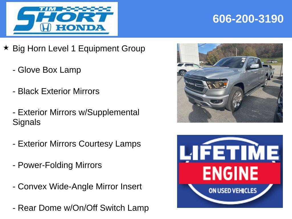 used 2022 Ram 1500 car, priced at $27,539