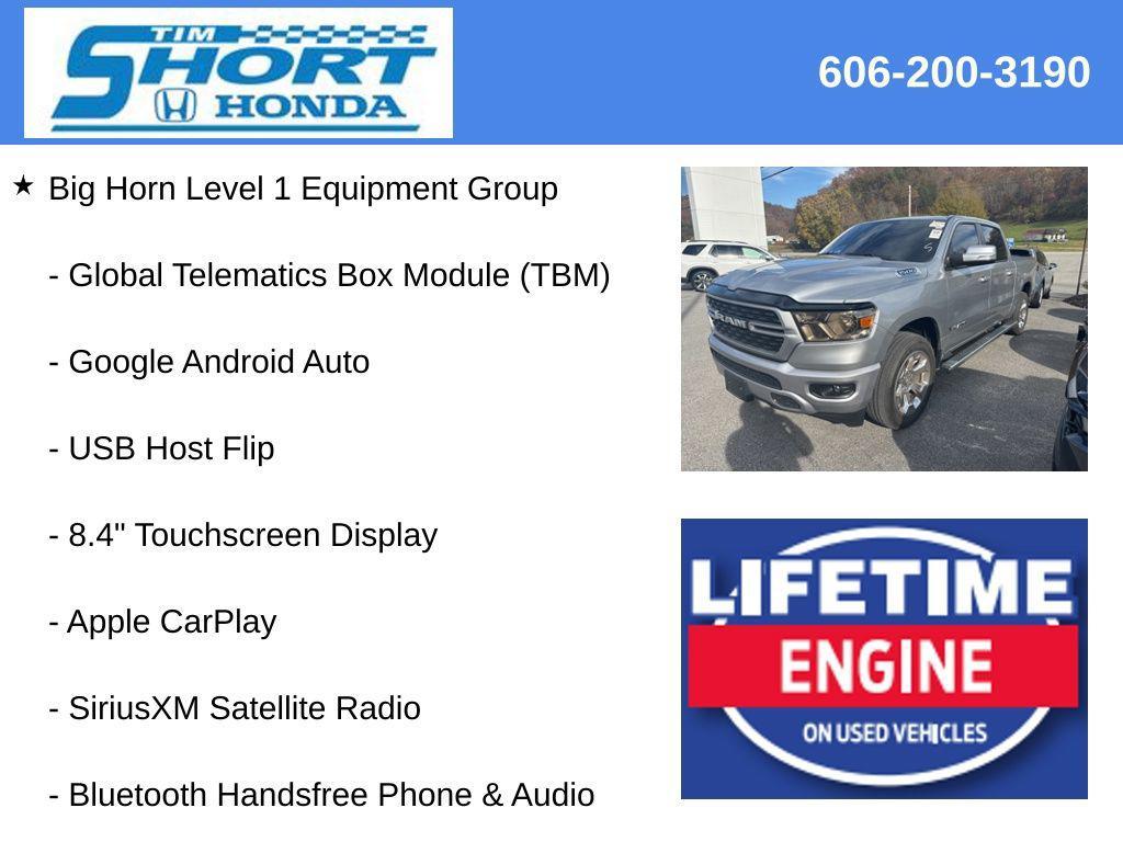 used 2022 Ram 1500 car, priced at $27,539