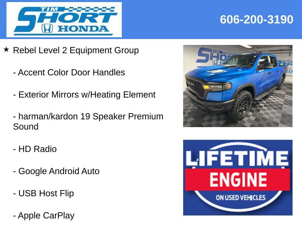 used 2025 Ram 1500 car, priced at $52,585