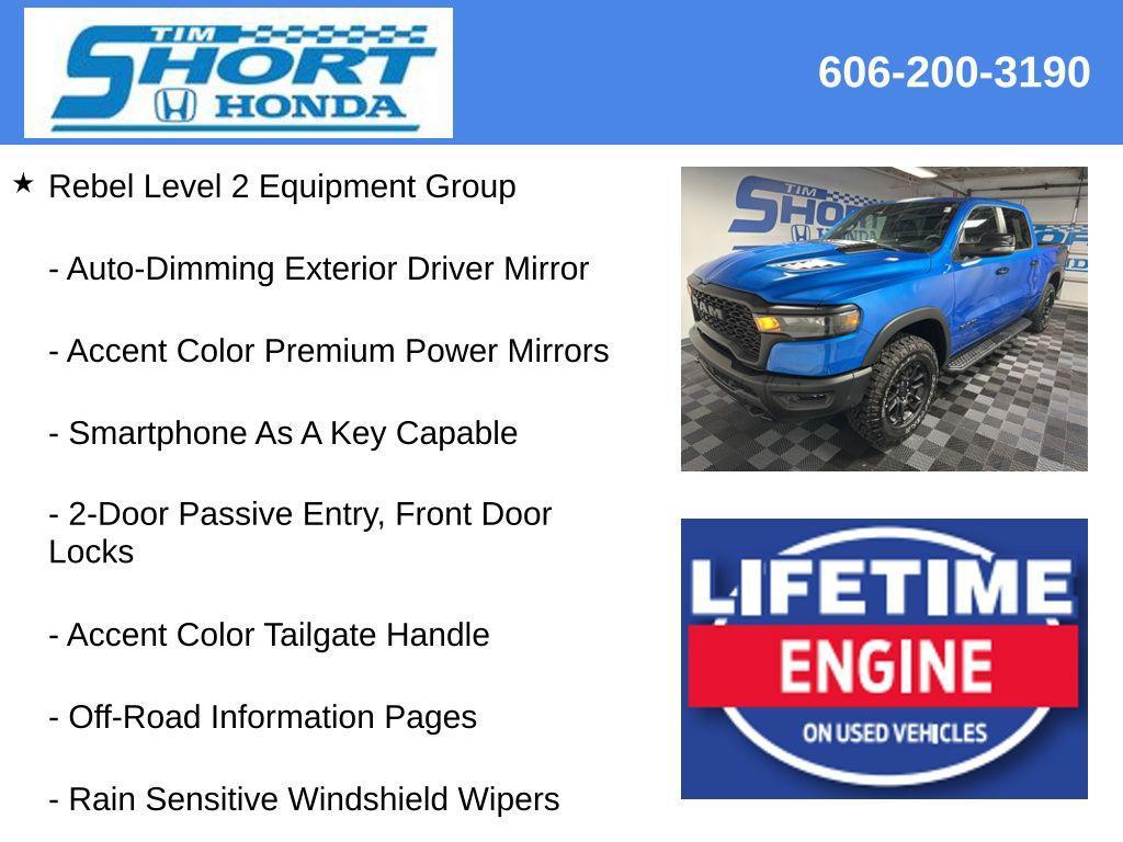 used 2025 Ram 1500 car, priced at $52,585