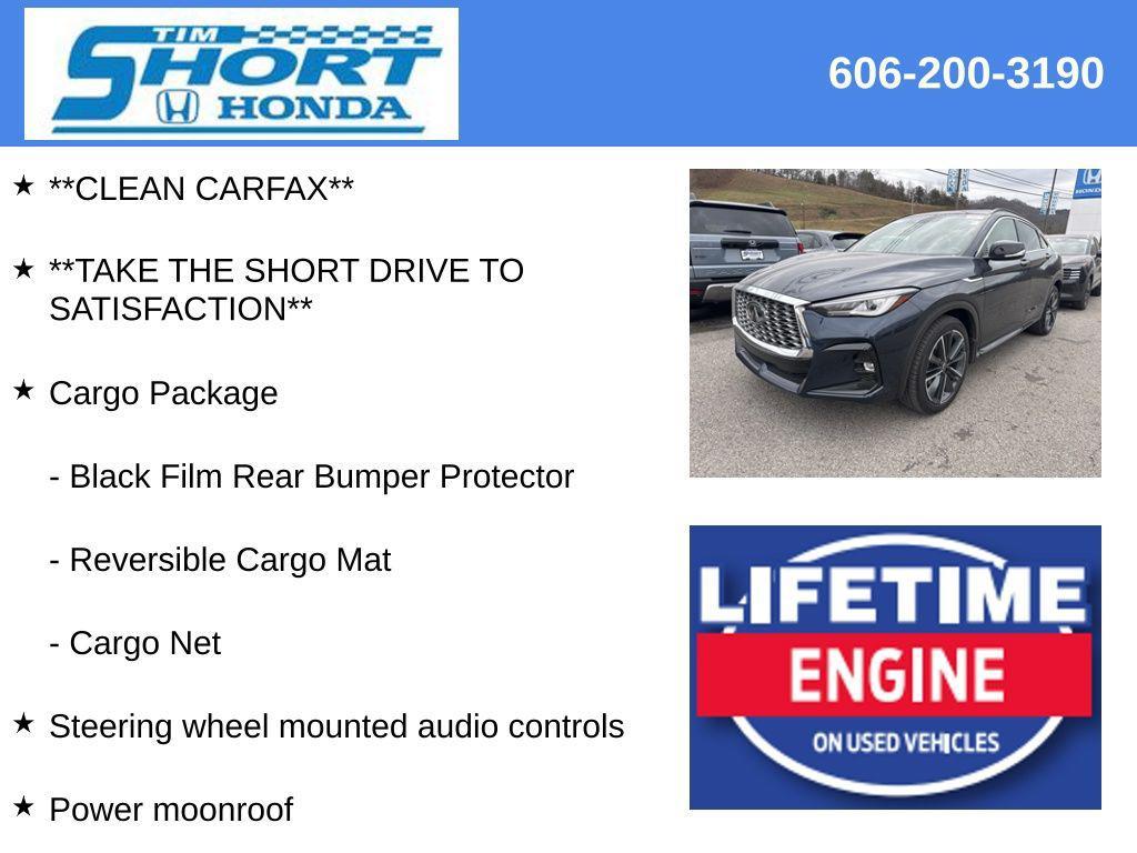 used 2025 INFINITI QX55 car, priced at $35,700