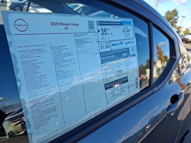 new 2025 Nissan Versa car, priced at $22,014