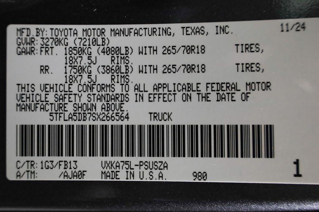 new 2025 Toyota Tundra car, priced at $68,790