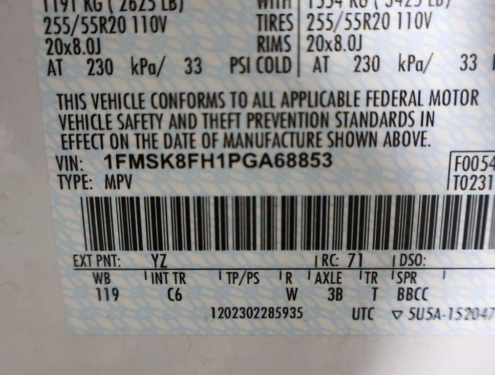 used 2023 Ford Explorer car, priced at $32,300