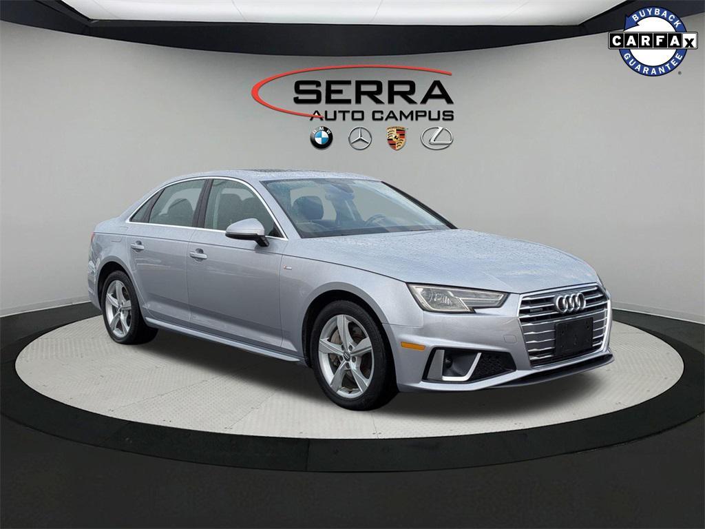 used 2019 Audi A4 car, priced at $17,500